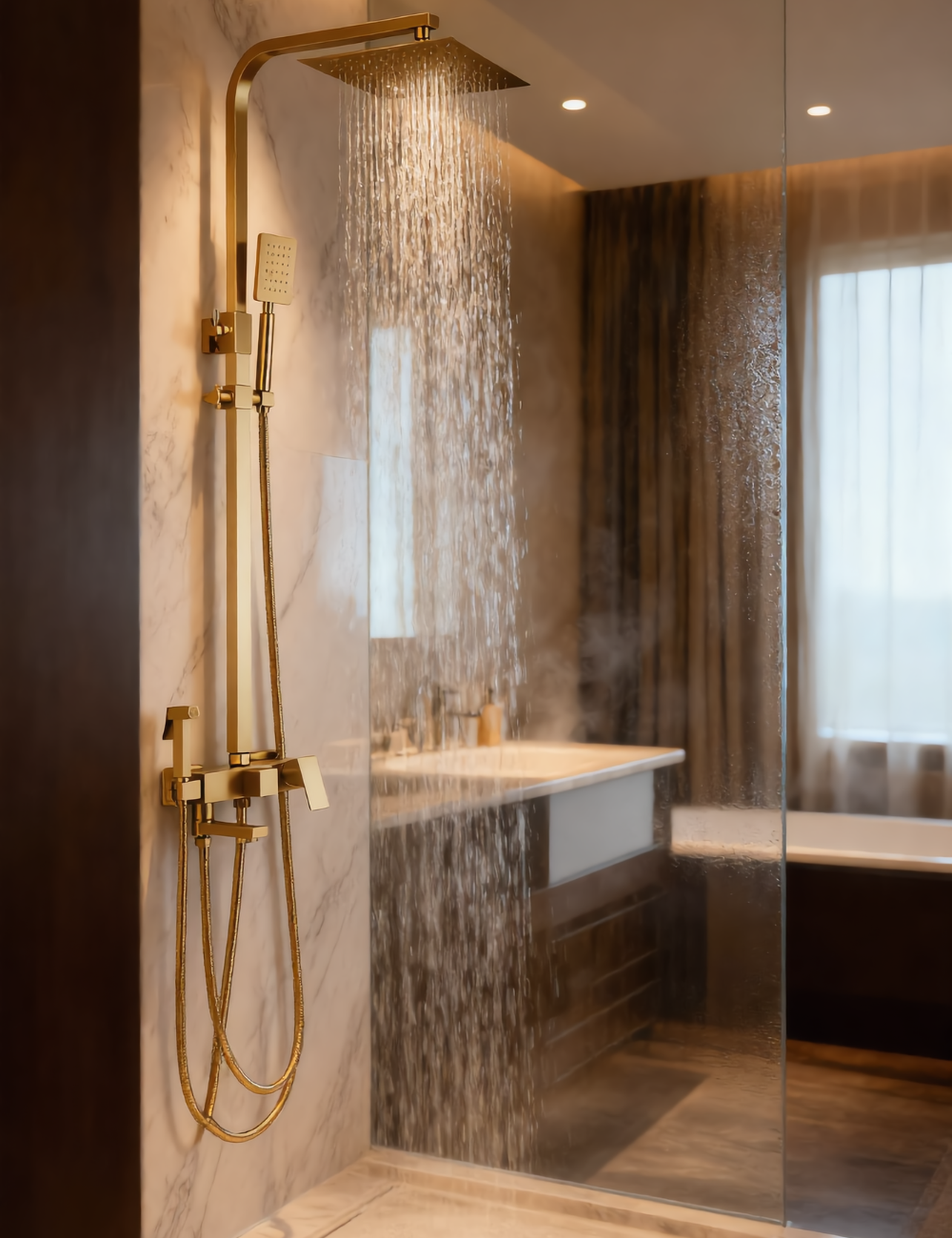 AQUAÏA - Finition or brossé