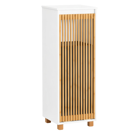 Meuble colonne bois salle de bain - vue principale