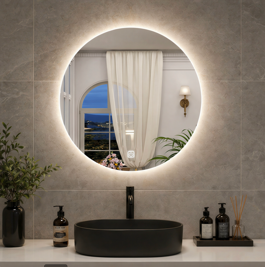 Miroir rond salle de bain Aviron - vue principale